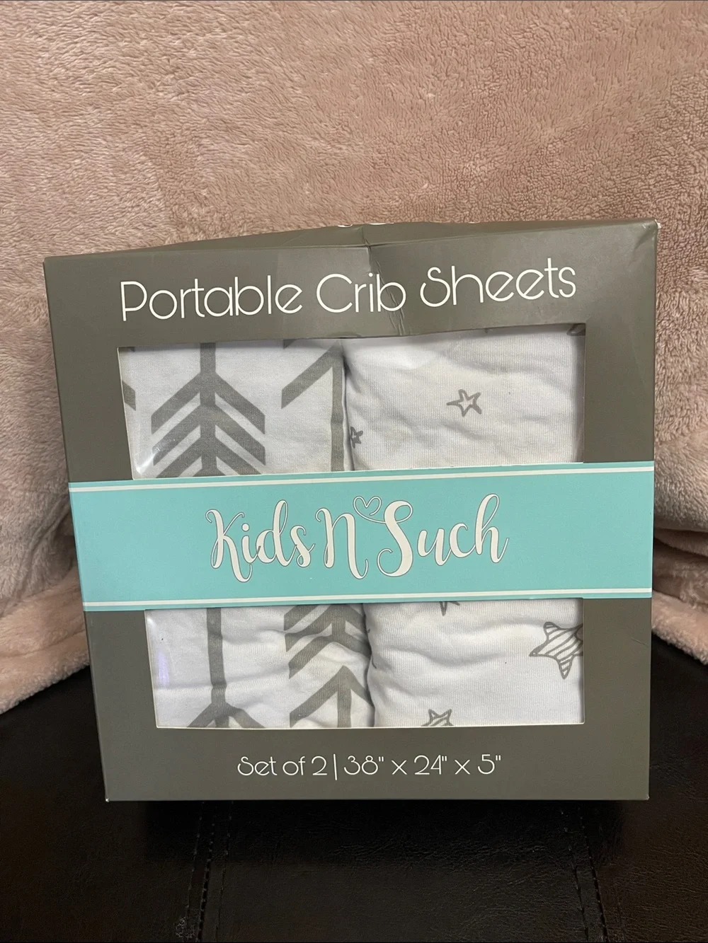 Portable Crib Sheet set of 2